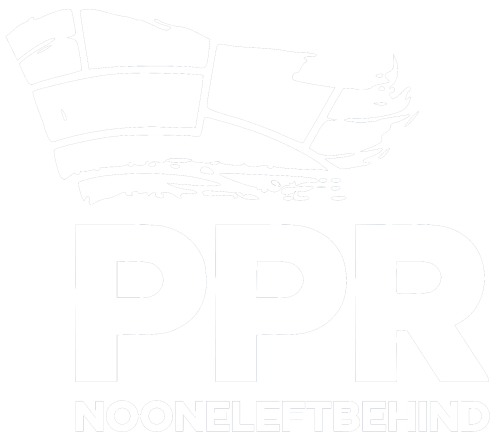 Logo of No-One Left Behind and PPR